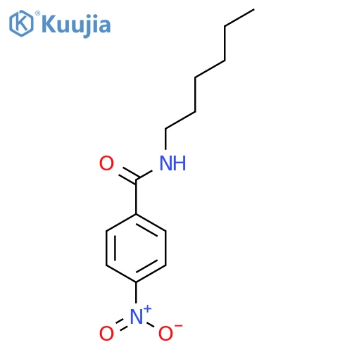 Benzamide, N-hexyl-4-nitro- structure
