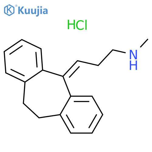 Nortriptyline hydrochloride structure