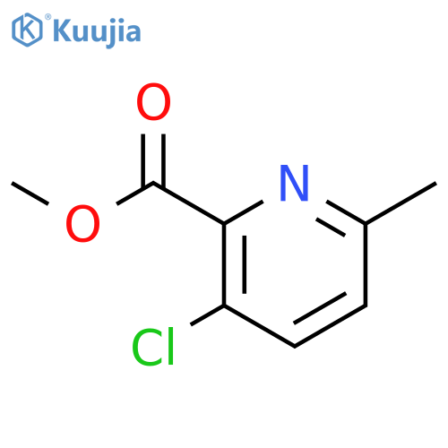 Methyl 3-chloro-6-methylpicolinate structure