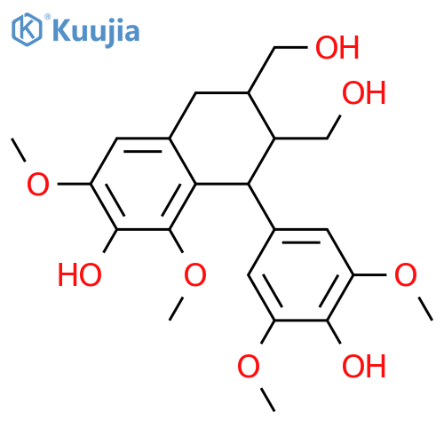 2,7'-Cyclo-8,8'-lignan-3,3',4,4',5,5',9,9'-octol; (7'R,8R,8'R)-form, 3,3',5,5'-Tetra-Me ether structure