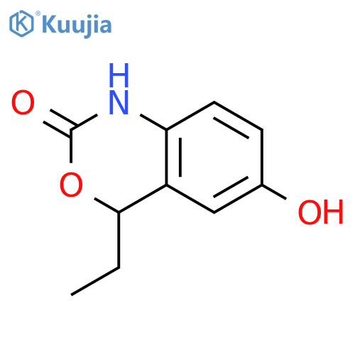 2H-3,1-Benzoxazin-2-one, 4-ethyl-1,4-dihydro-6-hydroxy- structure