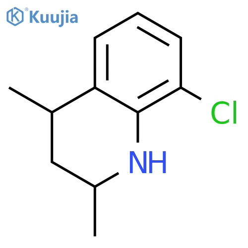 Quinoline, 8-chloro-1,2,3,4-tetrahydro-2,4-dimethyl- structure