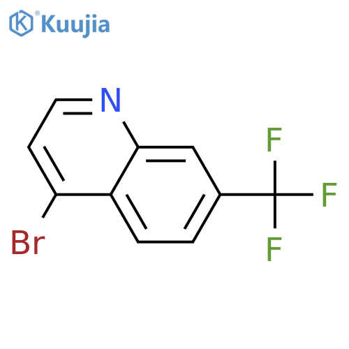 4-Bromo-7-(trifluoromethyl)quinoline structure