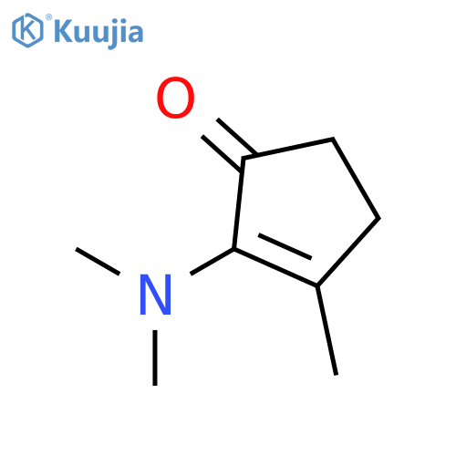 2-Cyclopenten-1-one, 2-(dimethylamino)-3-methyl- structure