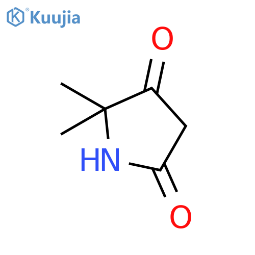 5,5-dimethylpyrrolidine-2,4-dione structure