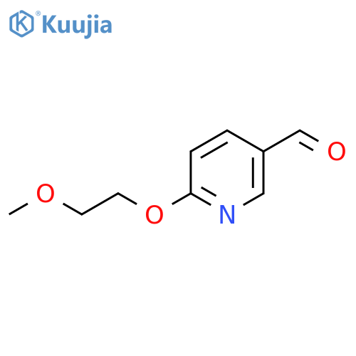 6-(2-Methoxyethoxy)nicotinaldehyde structure