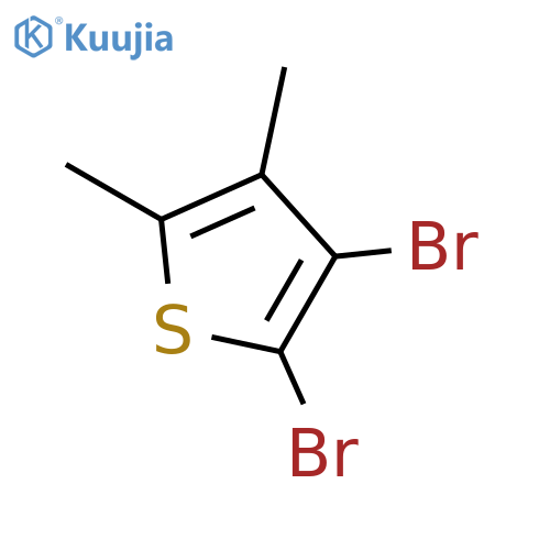 2,3-dibromo-4,5-dimethylthiophene structure