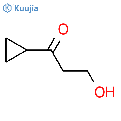 1-Cyclopropyl-3-hydroxypropan-1-one structure