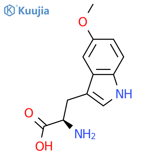 (R)-2-Amino-3-(5-methoxy-1H-indol-3-yl)propanoic acid structure