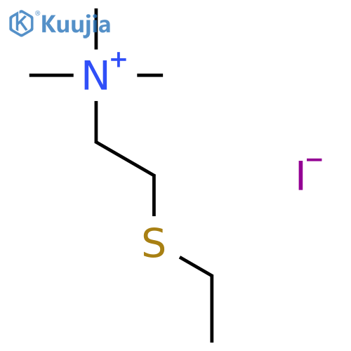 Ethanaminium, 2-(ethylthio)-N,N,N-trimethyl-, iodide structure