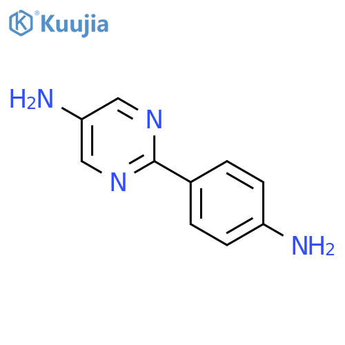 5-Pyrimidinamine,2-(4-aminophenyl)- structure
