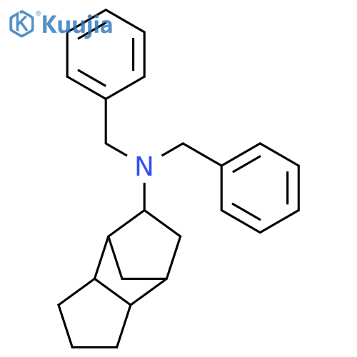 4,7-Methano-1H-inden-5-amine, octahydro-N,N-bis(phenylmethyl)- structure