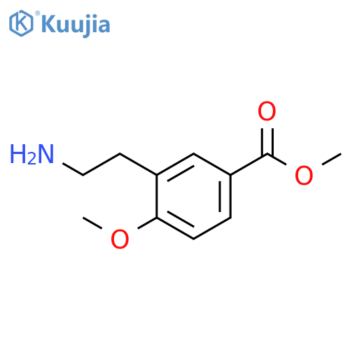 methyl 3-(2-aminoethyl)-4-methoxybenzoate structure