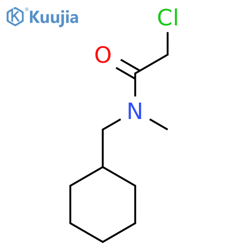 2-Chloro-N-(cyclohexylmethyl)-N-methylacetamide structure
