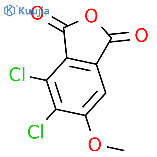 1,3-Isobenzofurandione, 4,5-dichloro-6-methoxy- structure