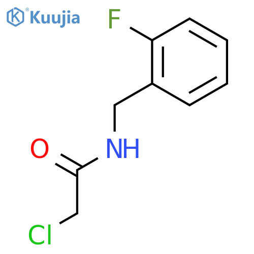 2-Chloro-N-(2-fluorobenzyl)acetamide structure