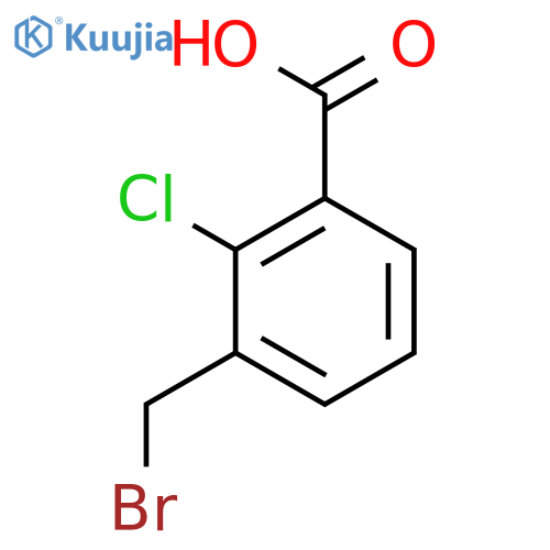 3-(Bromomethyl)-2-chlorobenzoic Acid structure