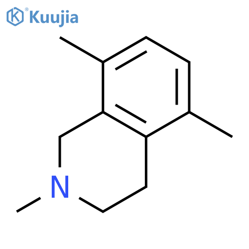 Isoquinoline, 1,2,3,4-tetrahydro-2,5,8-trimethyl- structure
