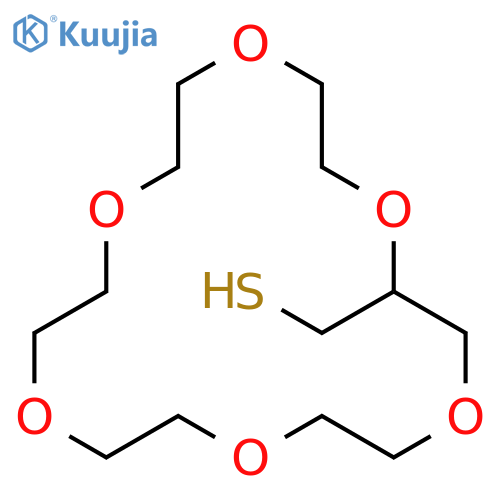 1,4,7,10,13,16-Hexaoxacyclooctadecane-2-methanethiol structure