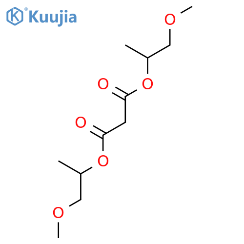 Propanedioic acid, bis(2-methoxy-1-methylethyl) ester structure
