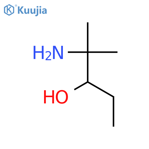2-amino-2-methylpentan-3-ol structure