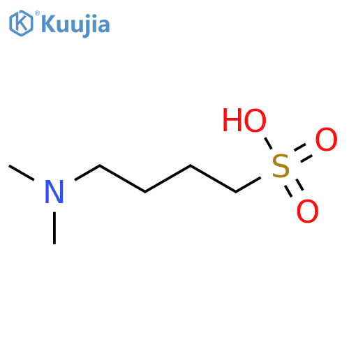 1-Butanesulfonic acid, 4-(dimethylamino)- structure