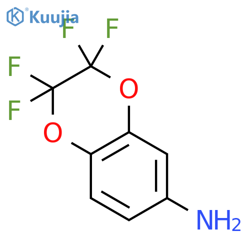 6-Amino-2,3-dihydro-2,2,3,3-tetrafluoro-1,4-benzodioxine structure