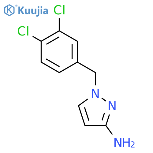 1-(3,4-dichlorobenzyl)-1h-pyrazol-3-amine structure