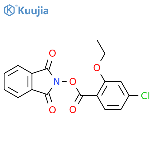 1,3-dioxo-2,3-dihydro-1H-isoindol-2-yl 4-chloro-2-ethoxybenzoate structure