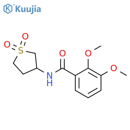 N-(1,1-dioxo-1lambda6-thiolan-3-yl)-2,3-dimethoxybenzamide structure