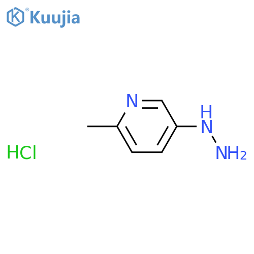 5-Hydrazinyl-2-methylpyridine hydrochloride structure