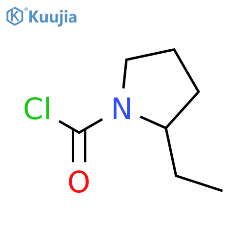 1-Pyrrolidinecarbonylchloride, 2-ethyl- structure