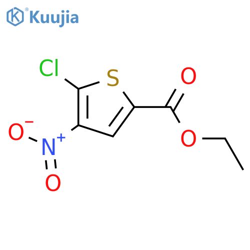 Ethyl 5-chloro-4-nitrothiophene-2-carboxylate structure
