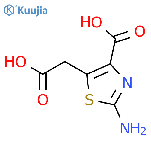 2-Amino-5-(carboxymethyl)-1,3-thiazole-4-carboxylic Acid Hydrobromide structure