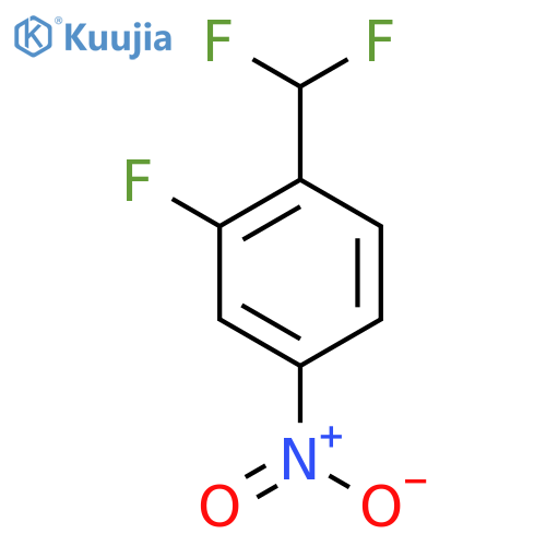 1-(Difluoromethyl)-2-fluoro-4-nitrobenzene structure