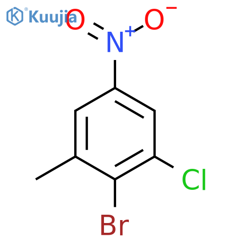 2-Bromo-1-chloro-3-methyl-5-nitrobenzene structure
