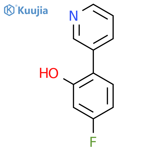 5-Fluoro-2-(pyridin-3-yl)phenol structure