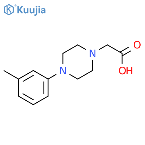 4-(3-Methylphenyl)-1-piperazinylacetic Acid Dihydrochloride structure