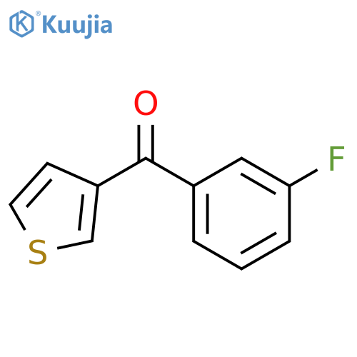 (3-fluorophenyl)-thiophen-3-ylmethanone structure