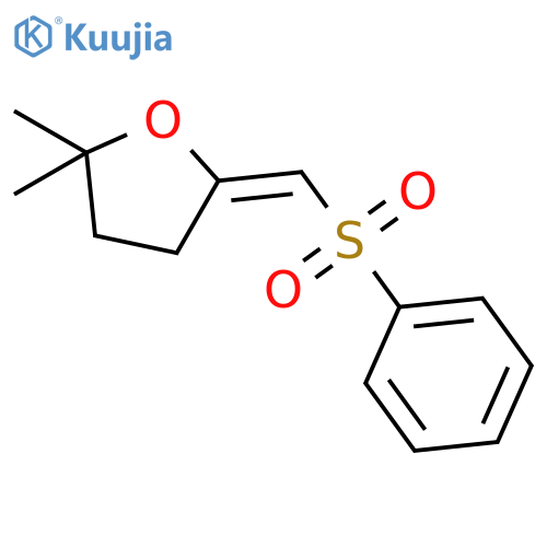Furan, tetrahydro-2,2-dimethyl-5-[(phenylsulfonyl)methylene]-, (Z)- structure