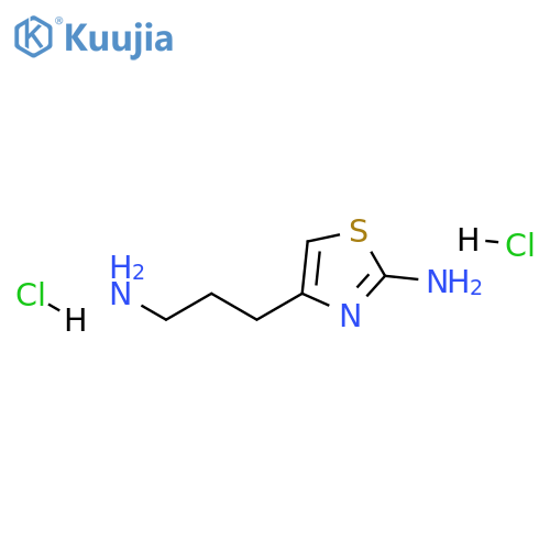 4-(3-aminopropyl)-1,3-thiazol-2-amine dihydrochloride structure