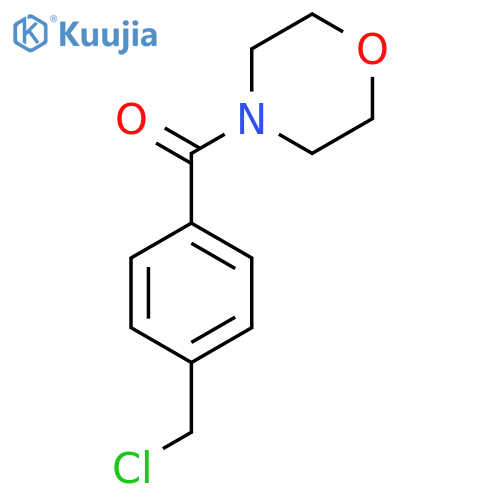 4-4-(chloromethyl)benzoylmorpholine structure