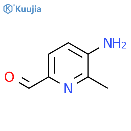 2-Pyridinecarboxaldehyde, 5-amino-6-methyl- structure