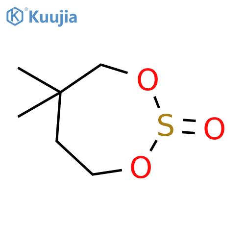 1,3,2-Dioxathiepane, 5,5-dimethyl-, 2-oxide structure