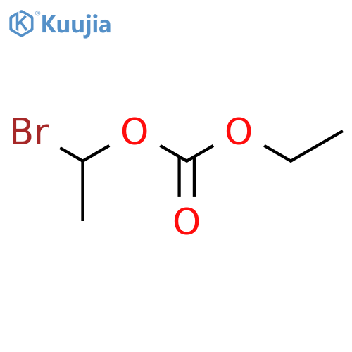 Carbonic acid,1-bromoethyl ethyl ester structure