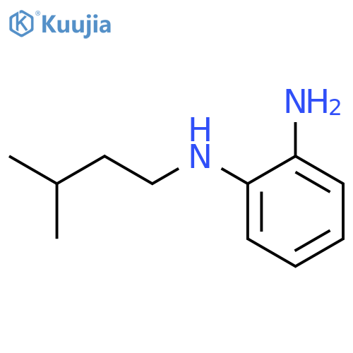 N1-(3-methylbutyl)benzene-1,2-diamine structure