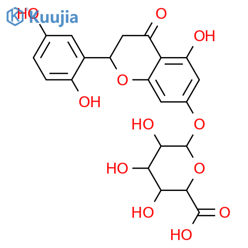2',5,5',7-Tetrahydroxyflavanone; (S)-form, 7-O-β-D-Glucuronopyranoside structure