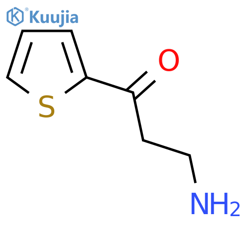 3-Amino-1-(thiophen-2-yl)propan-1-one structure