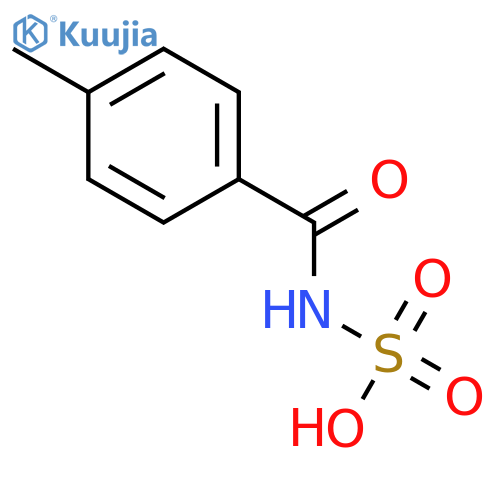 Sulfamic acid, (4-methylbenzoyl)- structure