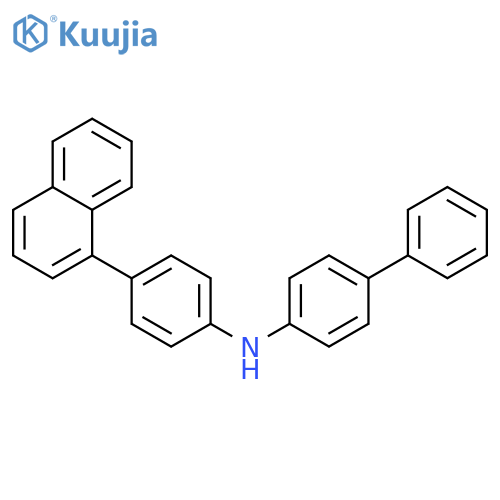N-4-(1-Naphthalenyl)phenyl1,1'-biphenyl-4-amine structure